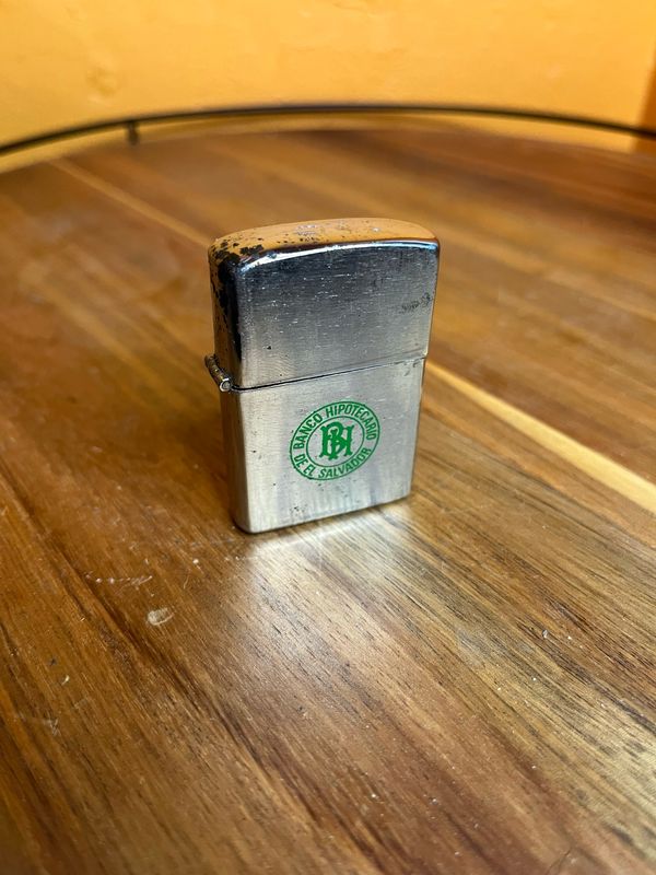 Banco Hipotecario De El Salvador Flip Top Lighter