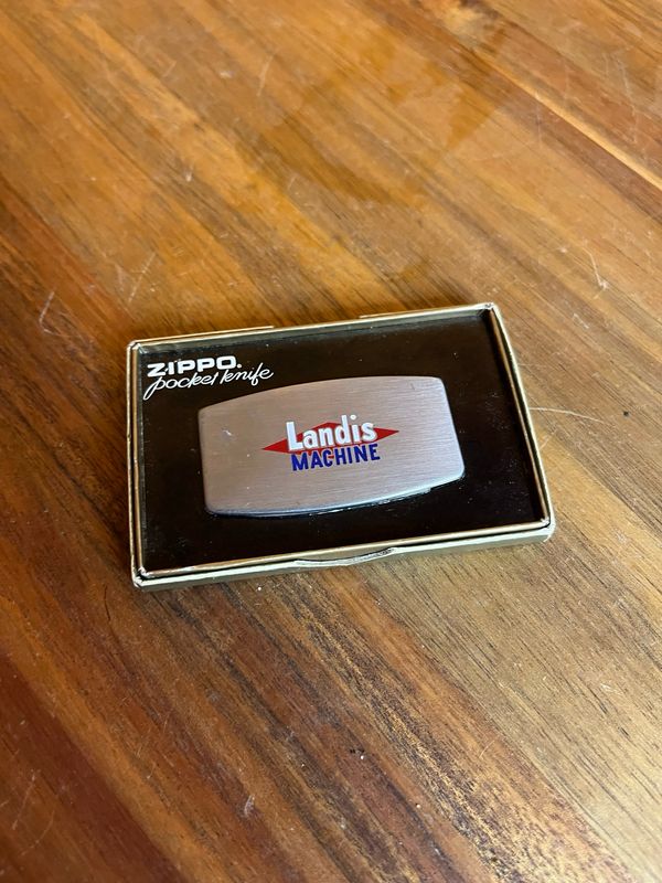 Landis Machine Zippo Folding Pocket Knife