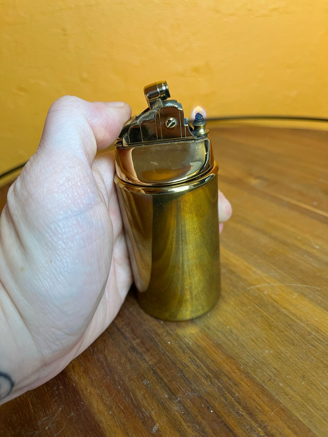 Gorham Giftware Cylindrical Table Lighter