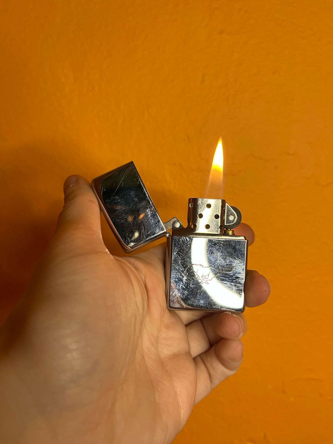 2007 Mirrored Ford Mustang Zippo Lighter