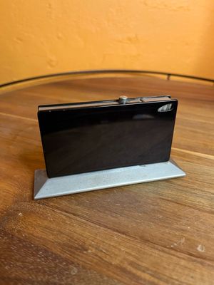 Black Rectangle Button Press Table Lighter