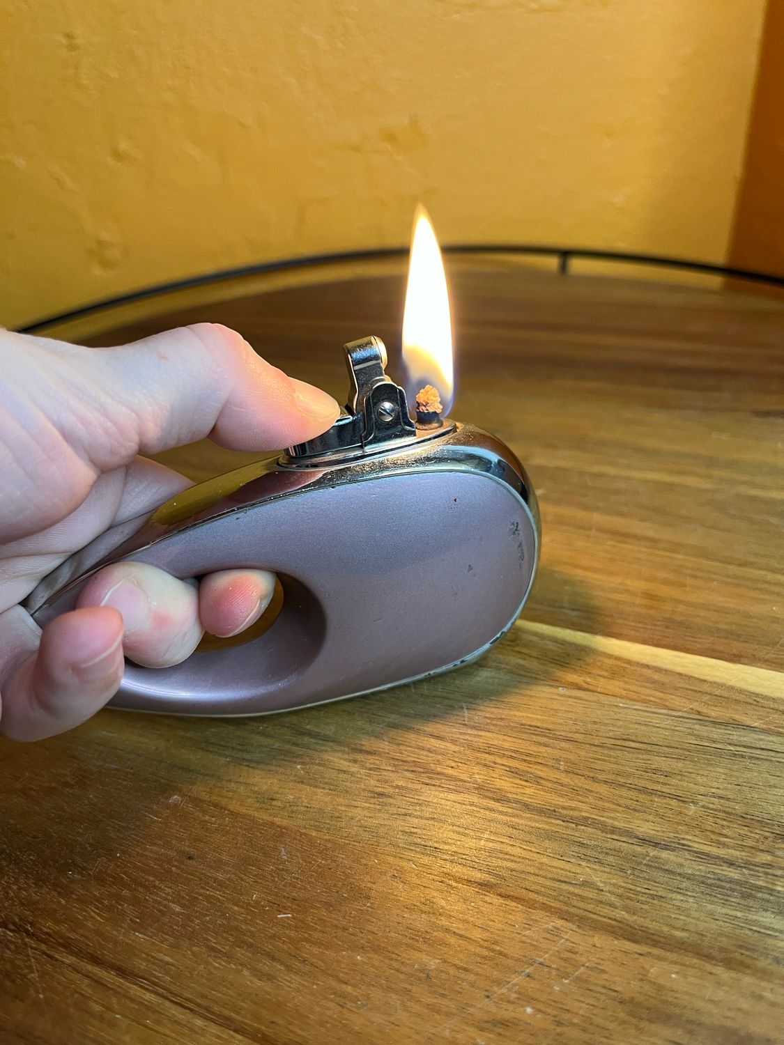 Easy Grip Midcentury Modern Table Lighter
