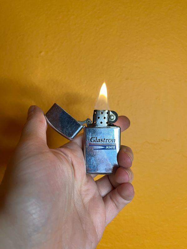 1978 Glastron Boats Mirrored Zippo Slim Lighter