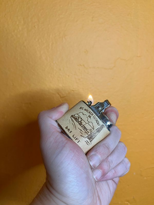 Big Walker Lookout VA Sky Lift Souvenir Lighter