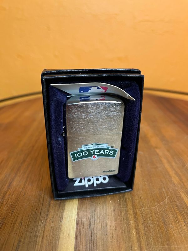 2012 Fenway Park 100 Year Anniversary Sealed Unstruck Zippo Lighter