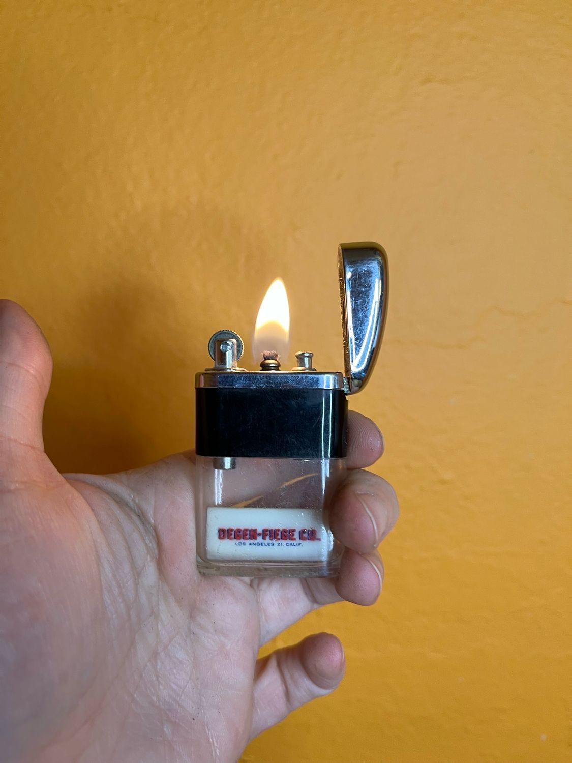 Degen Fiege Co Los Angeles CA Ritepoint Clear Tank Lighter