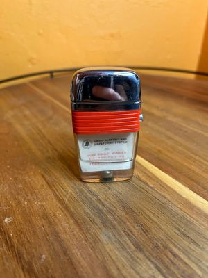 Bell System Emergency Reporting Group Alerting &amp; Dispatch Philadelphia PA Vu-Lighter Clear Tank Lighter