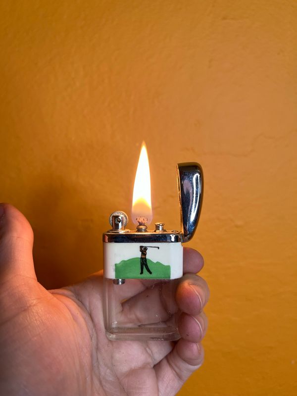 Golfer Ritepoint Clear Tank Lighter