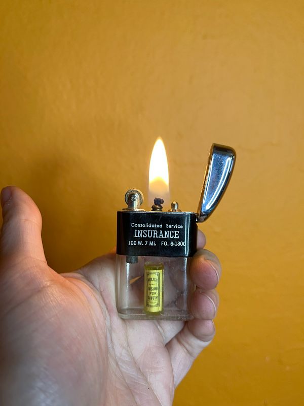 Consolidated Service Insurance Policy Shaker Advertisement Sample Ritepoint Clear Tank Lighter