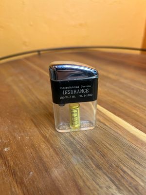 Consolidated Service Insurance Policy Shaker Advertisement Sample Ritepoint Clear Tank Lighter