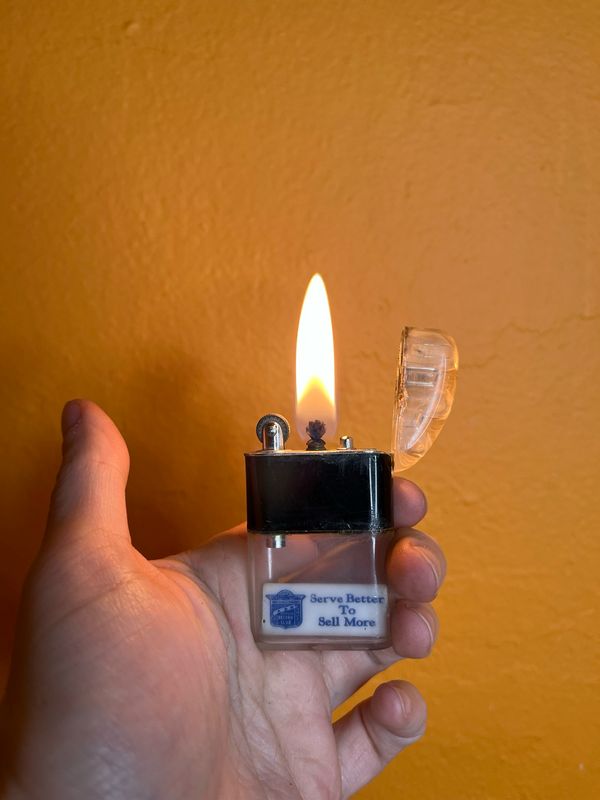 Chevrolet Record Sales Club 1949 Ritepoint Clear Tank Lighter