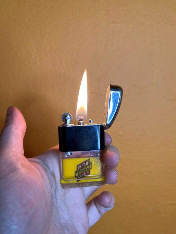 City Products Co Springfield Ice &amp; Refrigerating Co Ritepoint Shaker Clear Tank Lighter