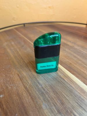 Pontiac Stone Co Ritepoint Shaker Clear Green Tank Lighter