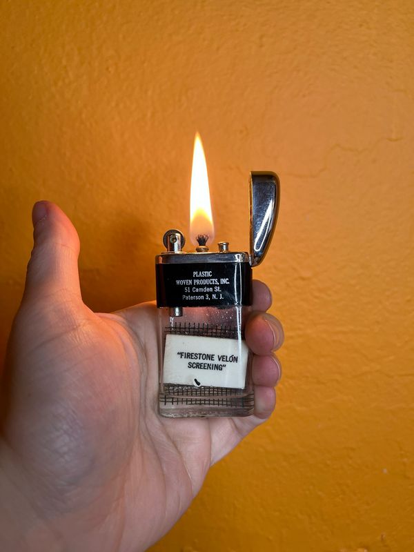 Plastic Woven Products Inc Paterson NJ Ritepoint Shaker Clear Tank Lighter With Tin