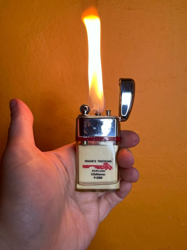 Franks Trucking Oakland Ritepoint Shaker Clear Tank Lighter