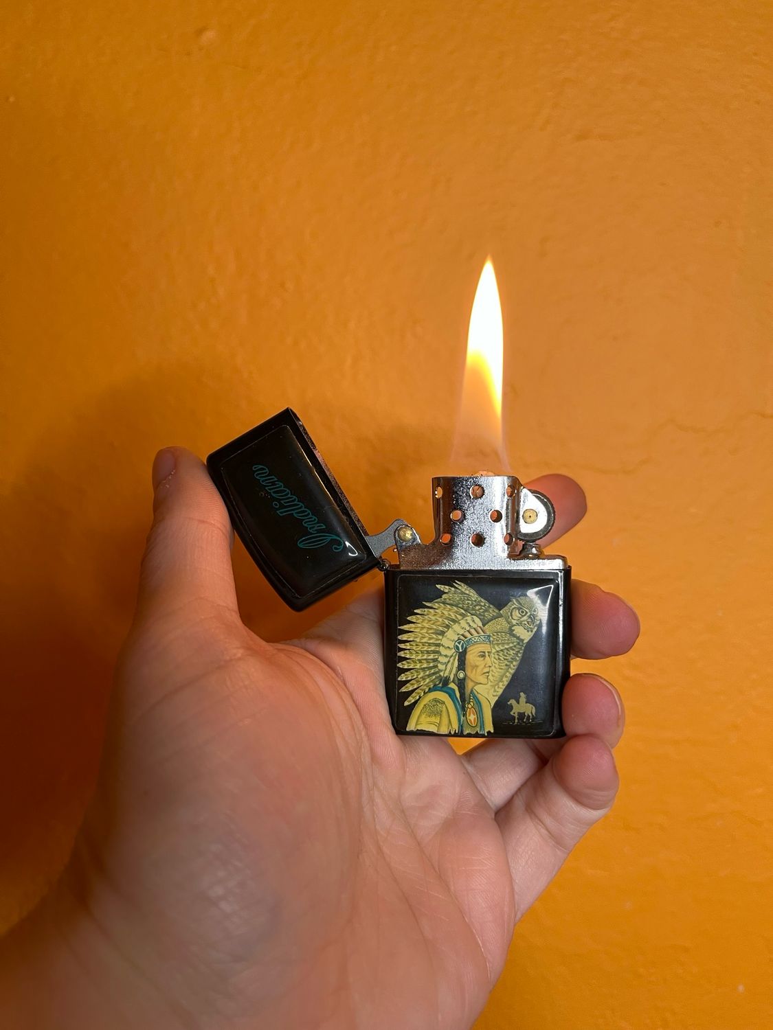 American Indian Flip Top Lighter