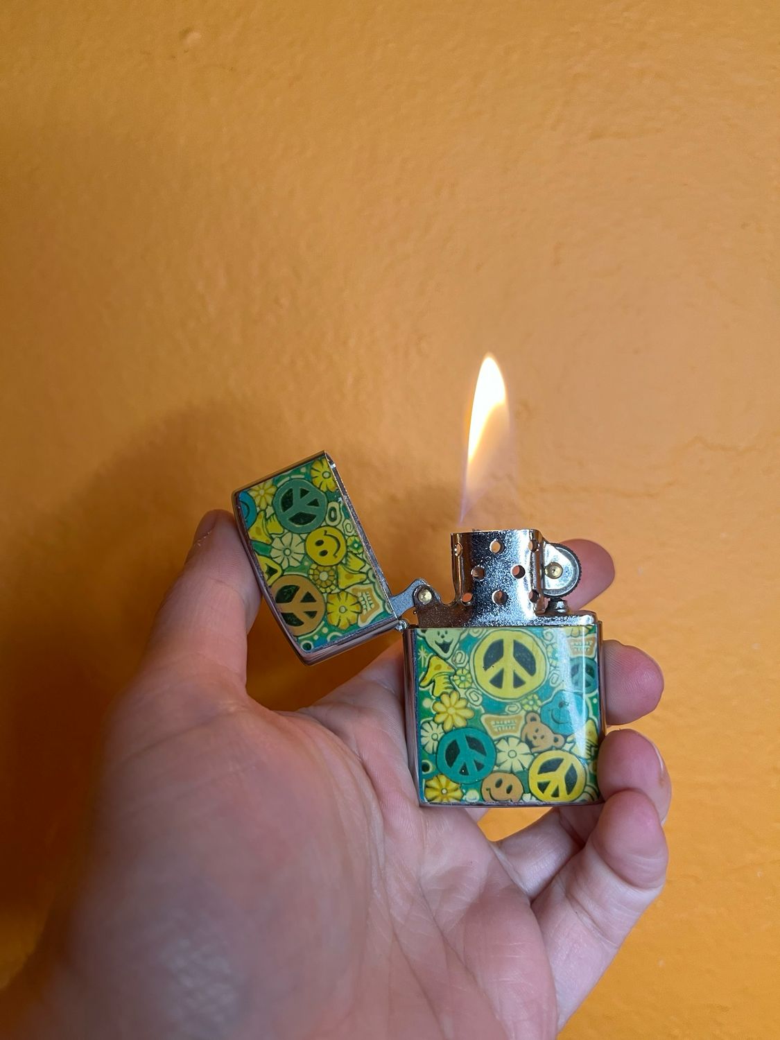 Grateful Dead Hippie Flip Top Lighter