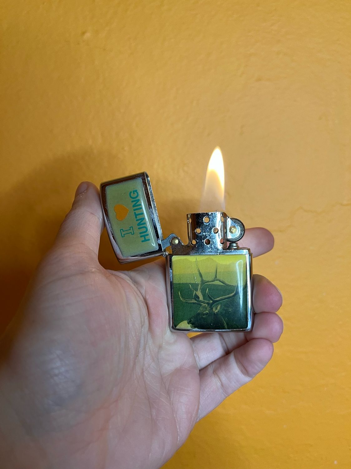 I <3 Deer Hunting Flip Top Lighter