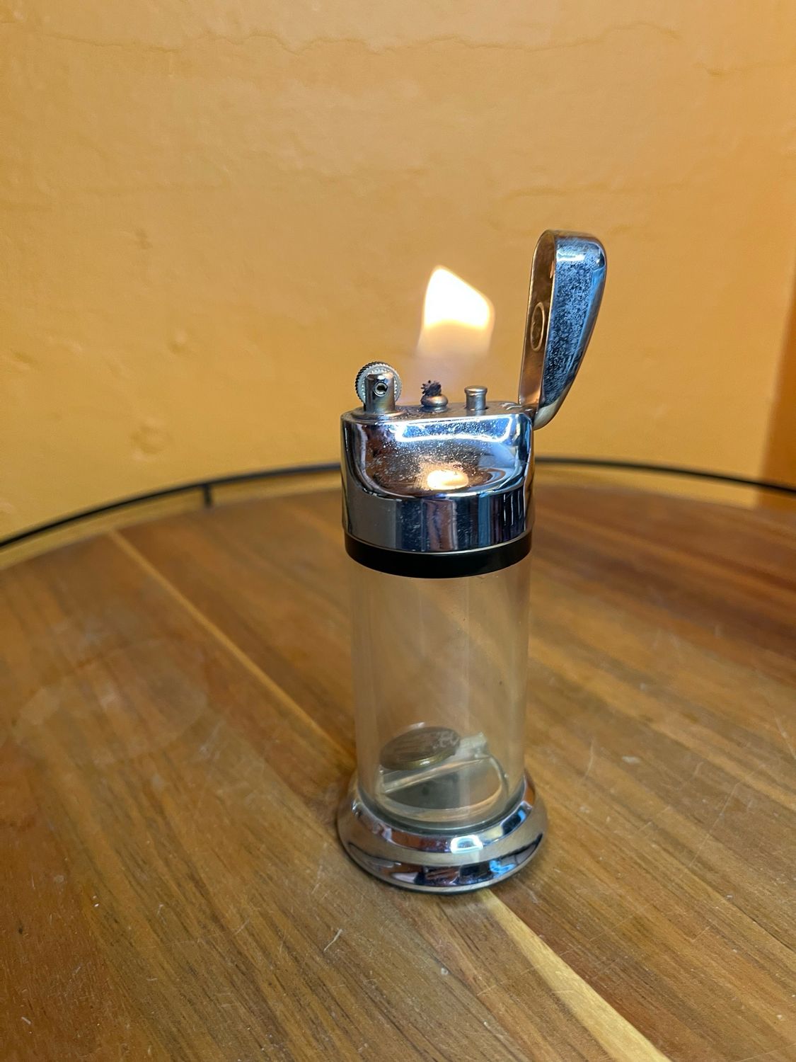 AAA Emblem Ritepoint Clear Tank Table Lighter