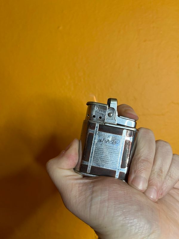 Customized ‘JAB’ Ronson Whirlwind Lighter