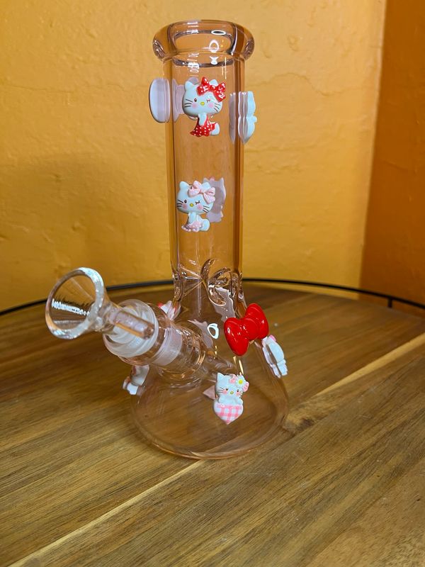 Pink Valentine Hello Kitty Beaker