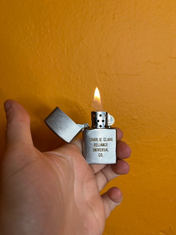 Charlie Clark Reliance Universal Co Thomas D Murphy Co Flip Top Lighter