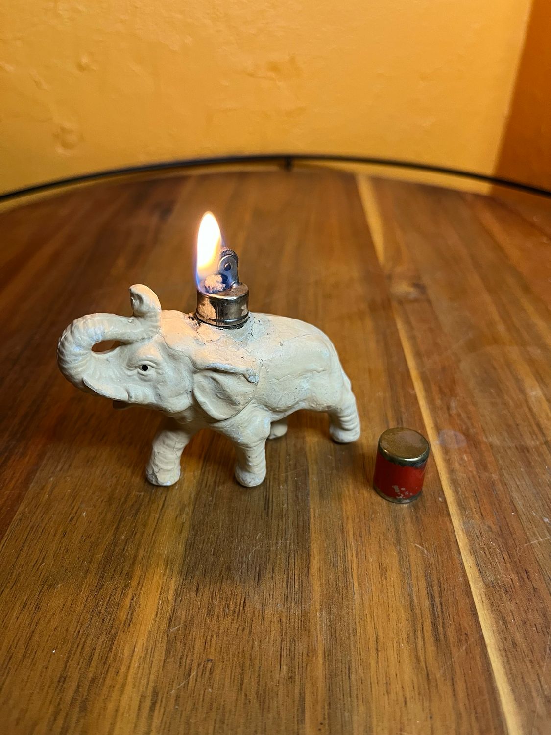 White Elephant Table Lighter