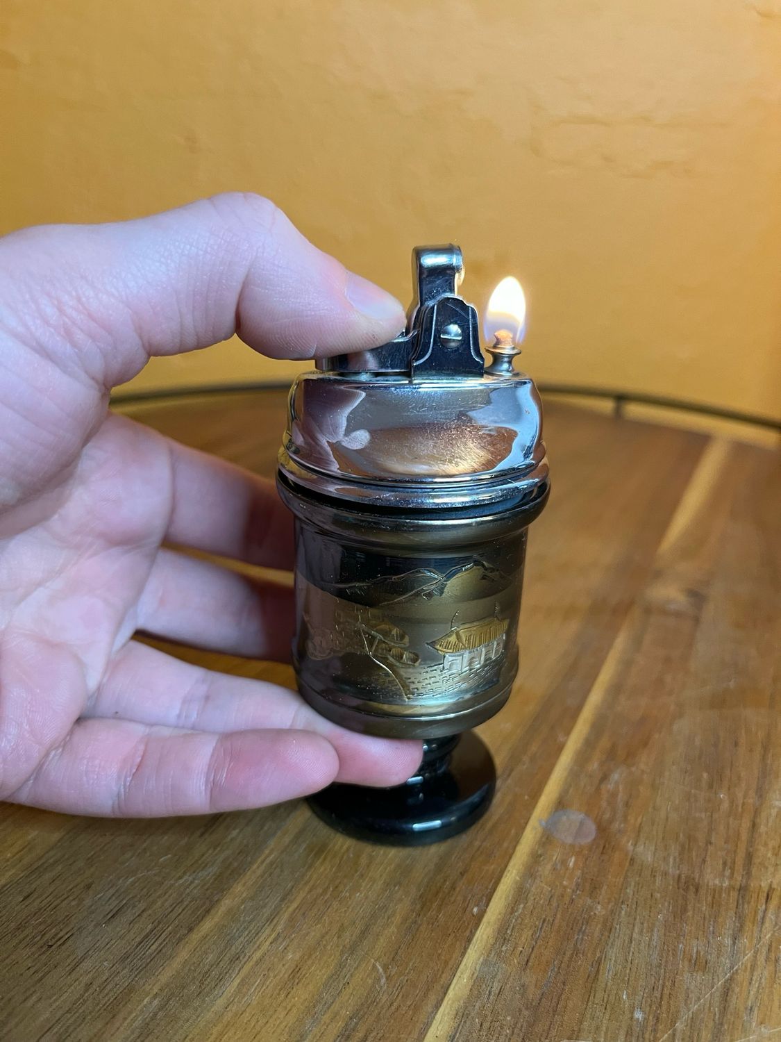 Electroform Japanese Scenery Table Lighter