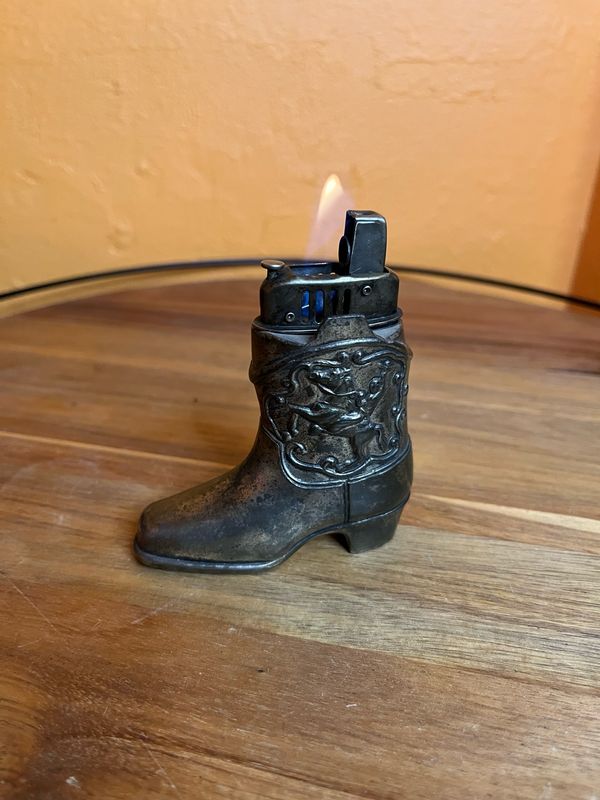 Cowboy Boot Made In Occupied Japan Table Lighter