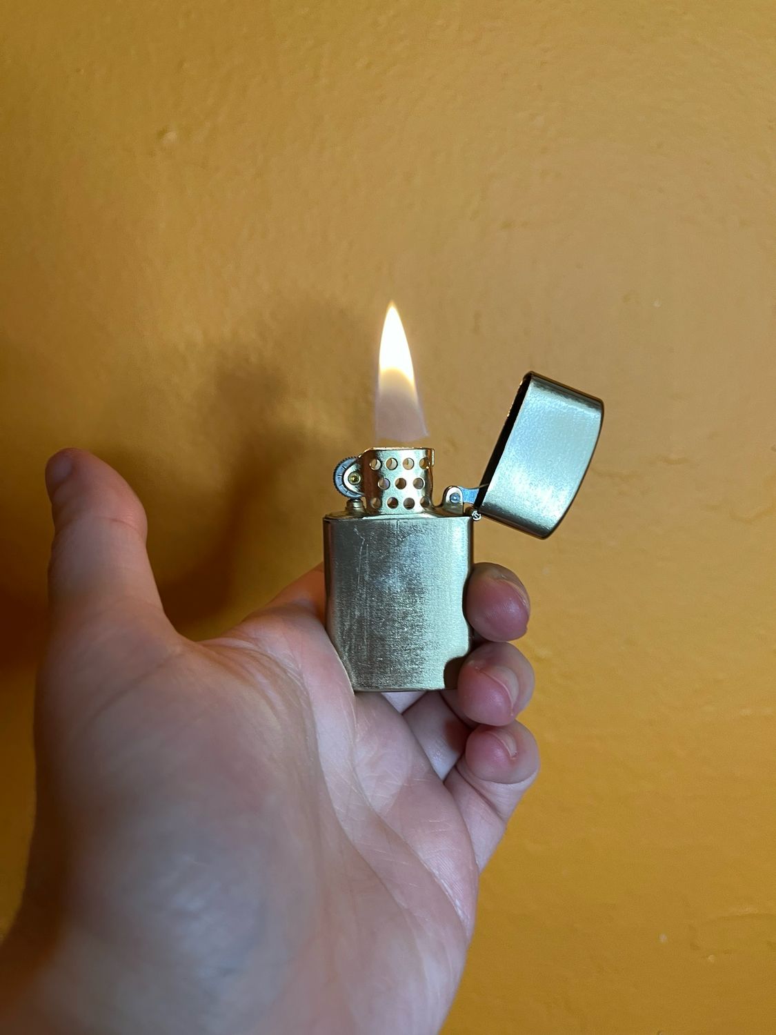 LDL Standard Golden Flip Top Lighter