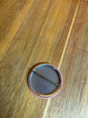 Pink Peter Max Dove Pin