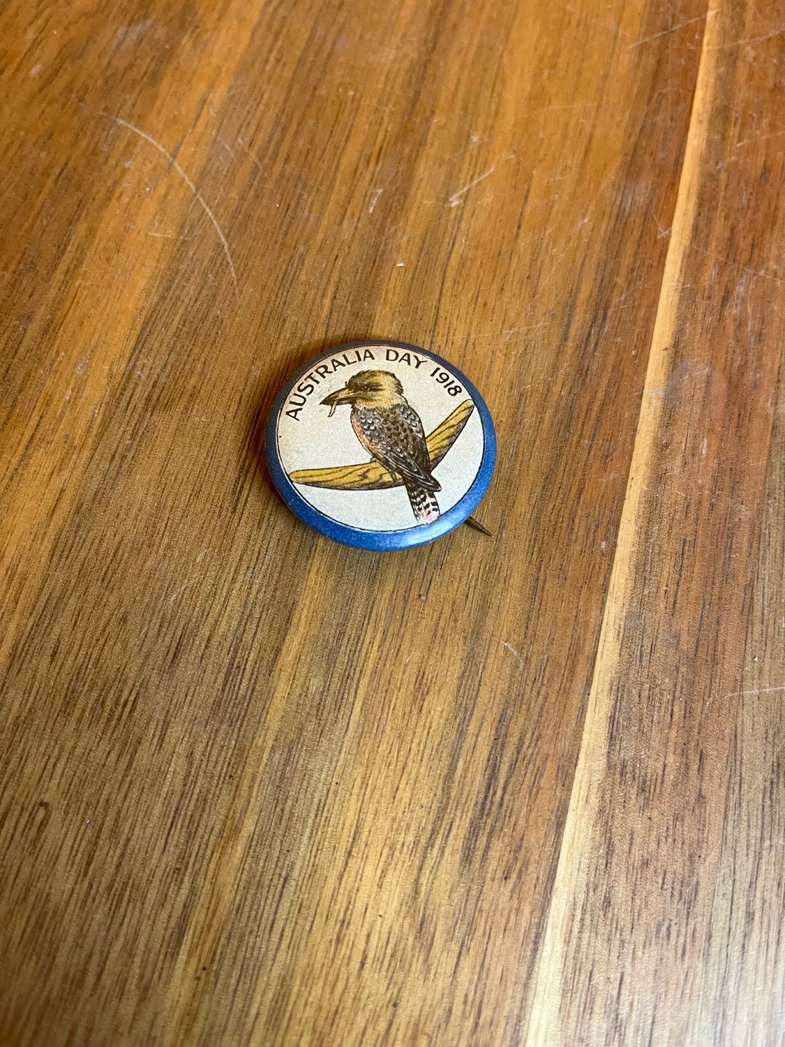 Australia Day 1918 Kookaburra Pin