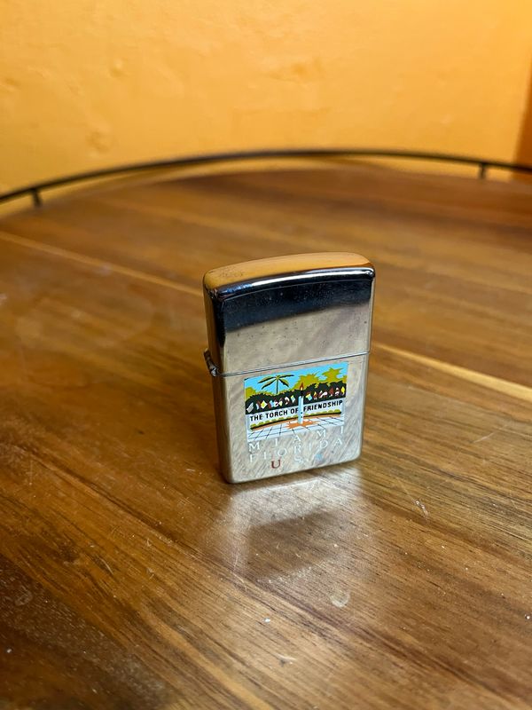 1994 Miami Florida Torch Of Friendship Souvenir Zippo Lighter