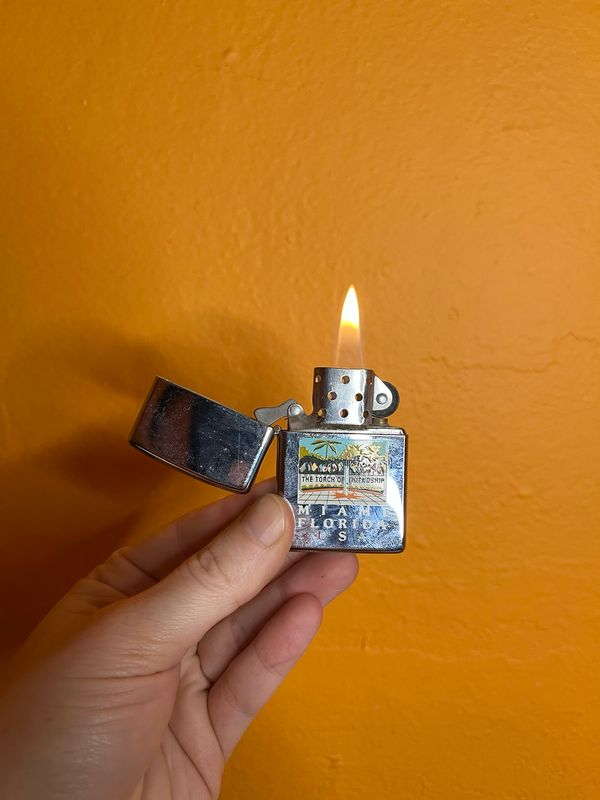 1994 Miami Florida Torch Of Friendship Souvenir Zippo Lighter