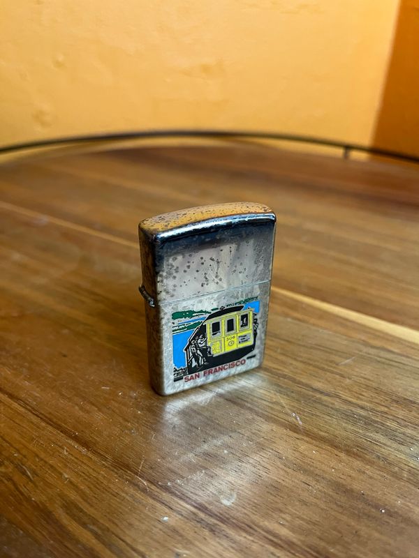 1993 San Francisco Cable Car Souvenir Zippo Lighter