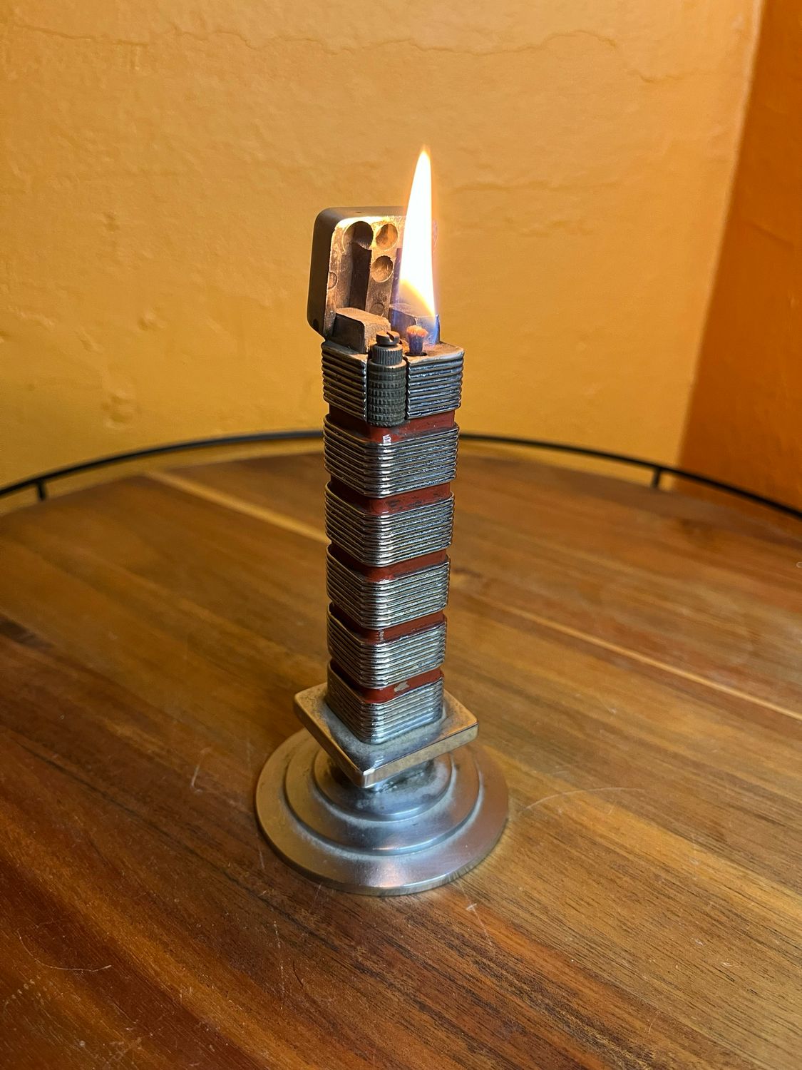 Johnsons Wax Research Tower Table Lighter