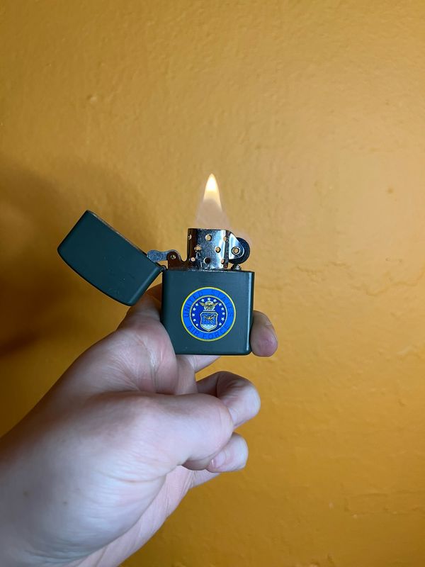 USAF United States Air Force Flip Top Lighter