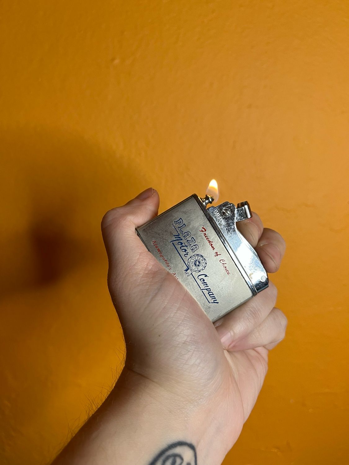 Plaza Motor Company Flat Lighter