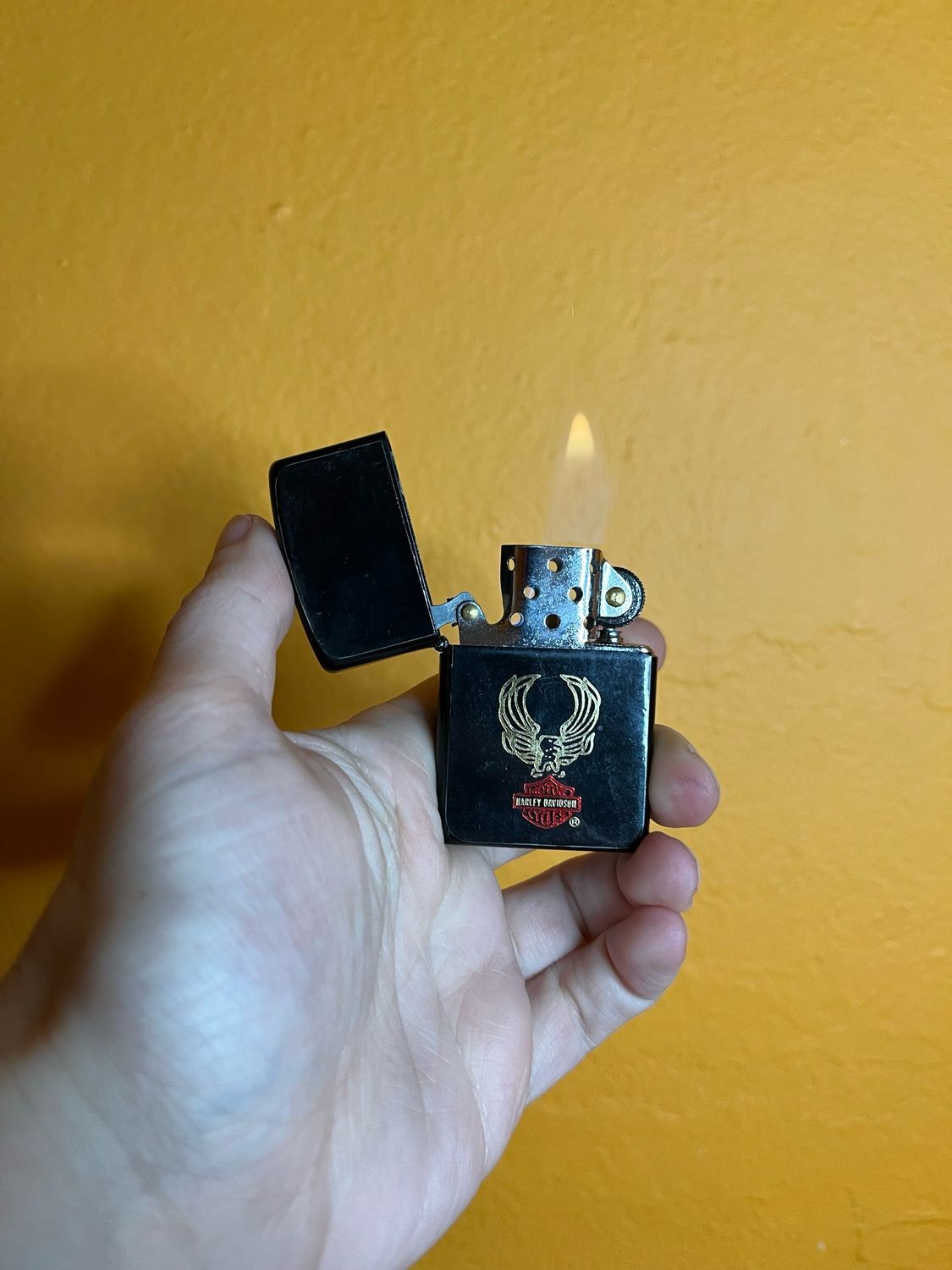 Harley Davidson Motorcycles Flip Top Lighter