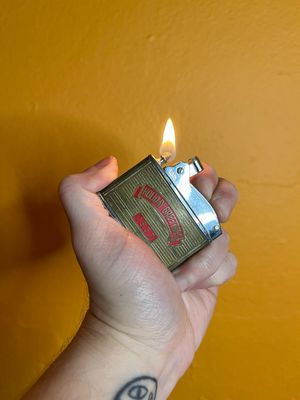 1957 Fuchu Airmen’s Club APO 925 Holiday Greetings Military Flat Lighter