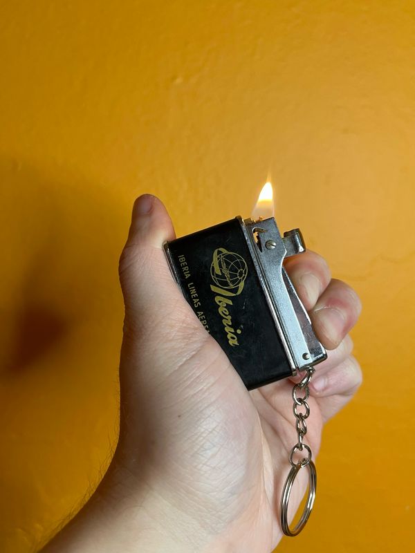 Iberia Airlines Of Spain Keychain Lighter