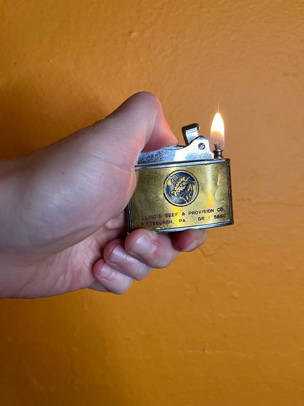 Illinois Beef &amp; Provisions Co Pittsburgh PA Flat Lighter