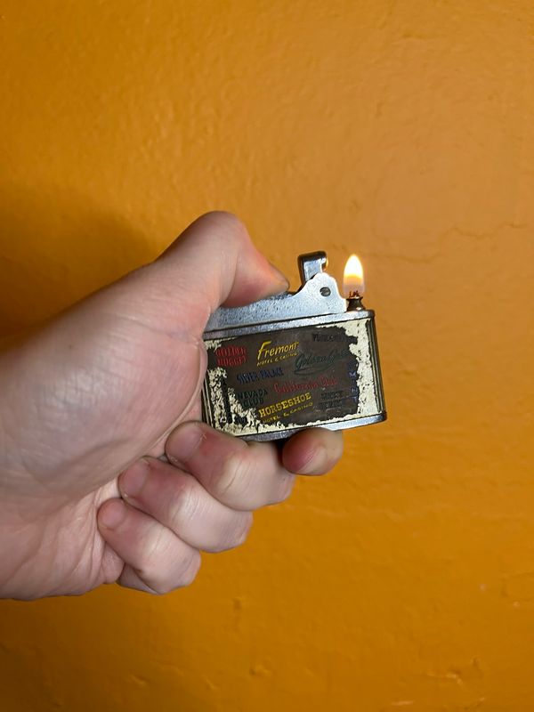 Casino Center Downtown Las Vegas Souvenir Flat Lighter