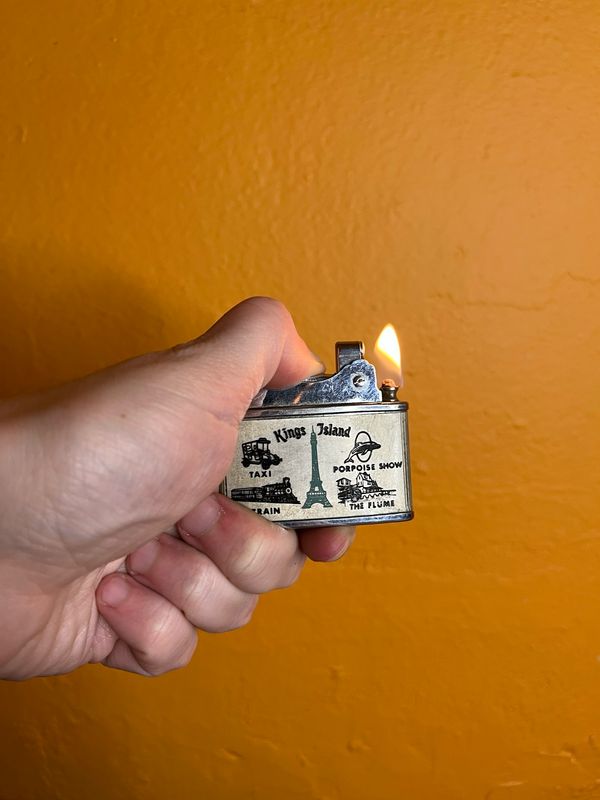 Kings Island Vacation Destination Flat Lighter