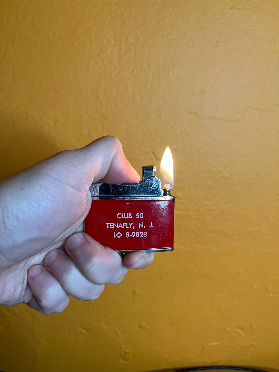 Club 50 Tenafly NJ Flat Lighter