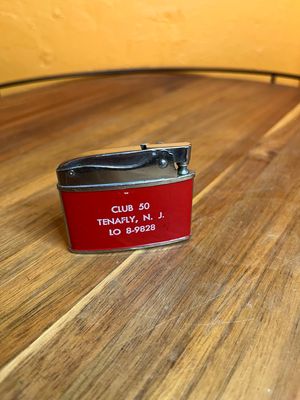 Club 50 Tenafly NJ Flat Lighter