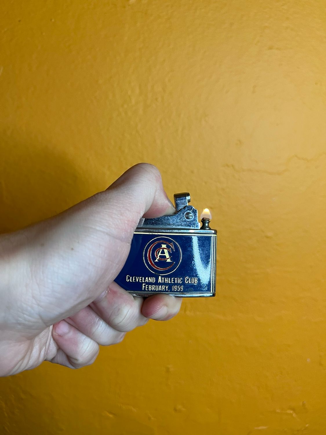 Cleveland Athletic Club February 1959 Flat Lighter