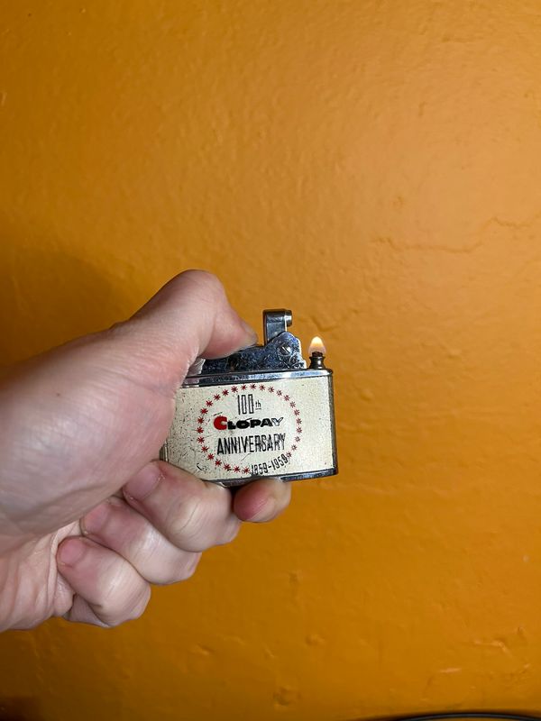 Clopay 1859-1959 100th Anniversary Flat Lighter