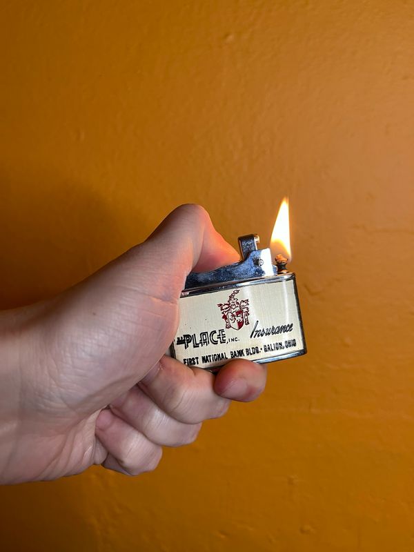 HF Place Inc Insurance Galion OH Flat Lighter