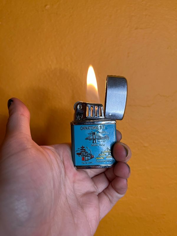 San Francisco Chinatown Hestia Brand Flip Top Lighter